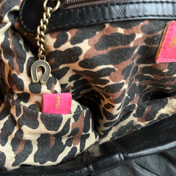 Betsey Johnson Black Leather Shoulder Bag - Picture 8 of 10